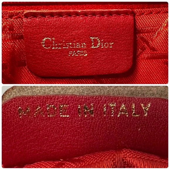 ❌SOLD❌Christian Dior Christian Dior Handbag Cannage Black Nylon Lady Dior - Picture 9 of 9